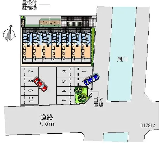 ★手数料０円★藤沢市石川６丁目　月極駐車場（LP）